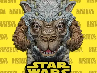 Starwars TaunTaun Magnet 3D model