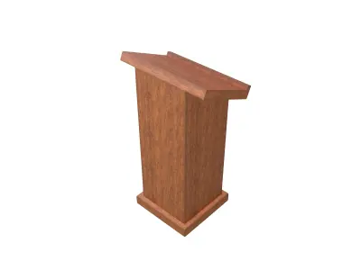 Lectern v1 001 Low-poly 3D model