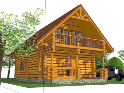 Creative Design-Holiday Cabin-059 3D model