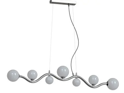 Pendant lamp Uva MOD059PL-07G and MOD059PL-07CH 3D model