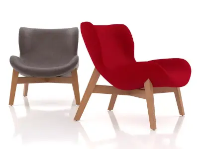 Daff lounge chair 3D model