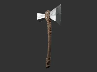 Stormbreaker viking axe 3D model