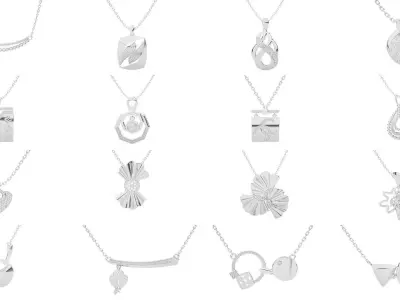 73 Branded Necklace Pendant pack