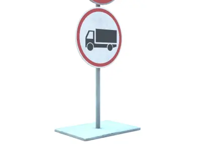  Street Sign 09 3D model