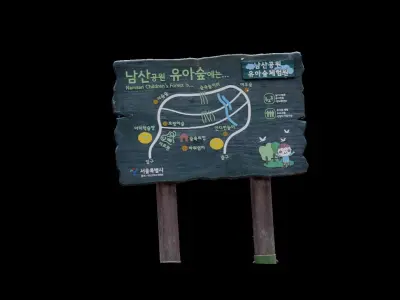 Map Sign 3D model