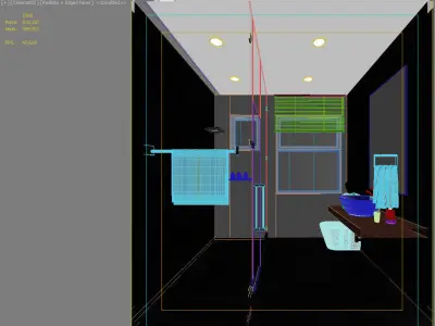 bathroom 2 designs 3D model