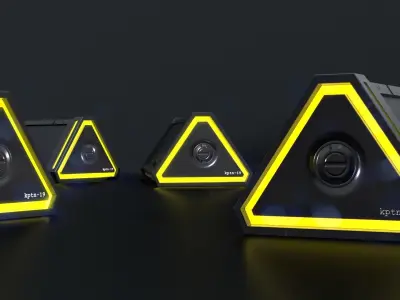Sci Fi Box v4 Low-poly 3D model