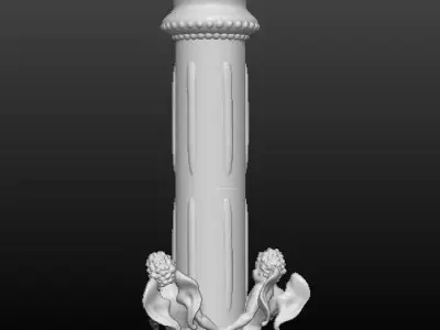 Candlestick candle holder 3D print model