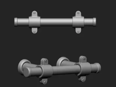 Door Latch IMM Brush Pack 15 in One vol 3 3D model