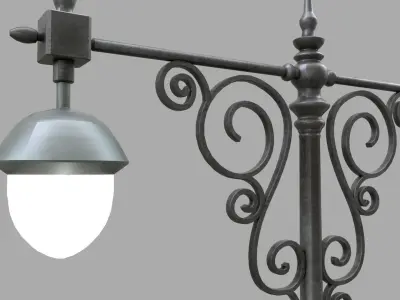 Street lamp 3D model