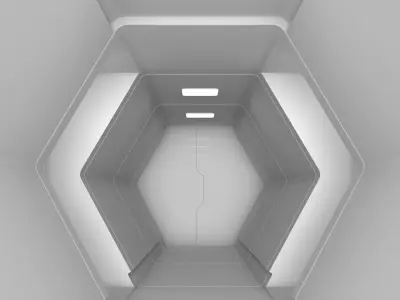 Sci Fi Corridor 3D model