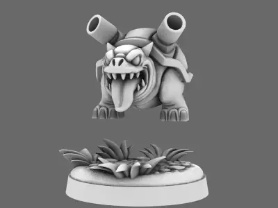 Space Orcs Torrent Shellsmasher Attack Beast 3D print model