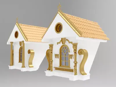 Hipped Roof  3D model