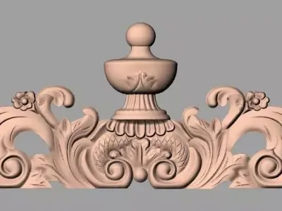 3D carved model furniture 3D design used for artcam aspire E786 3D model