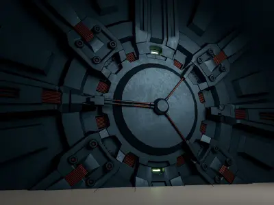 Vault door 3D model