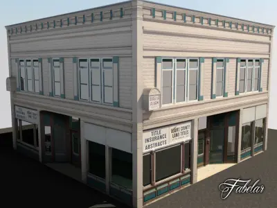 Building 04 Low-poly 3D model