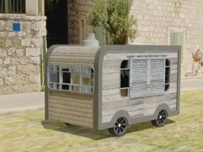 food truck 3D model