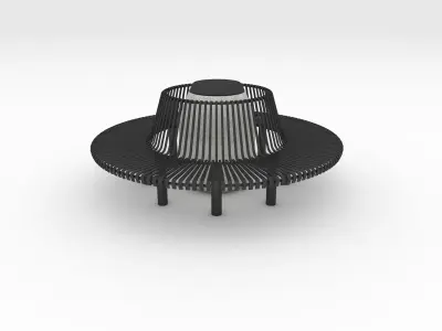 Bench Park 57 3D model