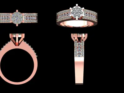 SOLITAR RING CLASSIC 3D print model