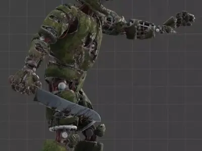 Springtrap 3d figure model from Five Nights at Freddys 3D print model