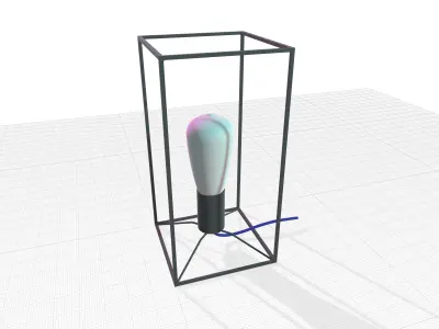 Brynnlea Table Light Lamp - 2 Colour 3D model