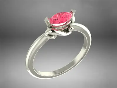 Ring boutique Marquis 3 3D print model