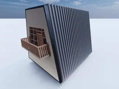 Cabin Alt 2 3D model