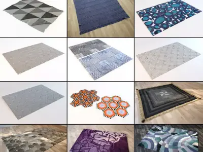 Carpet 3 pack 3D model