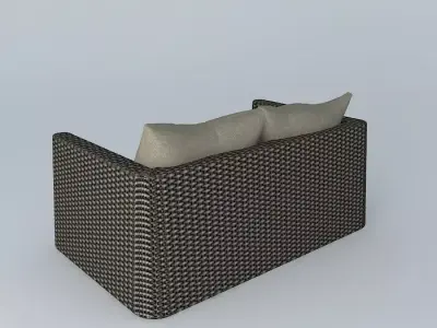 Exterior Sofa 1 3D model
