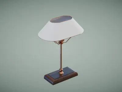 Daphne Table Lamp Low-poly 3D model