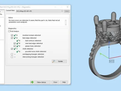 jewelry ring 361 Free 3D print model