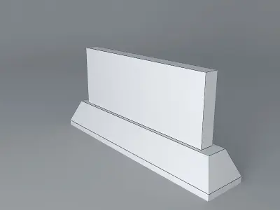 Stone Sign Free 3D model
