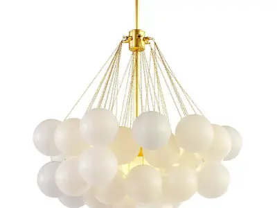 Aliexpress bubbles cloud chandelier 3D model