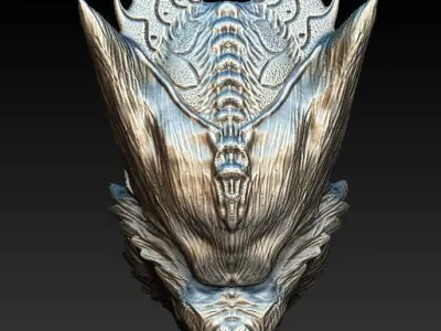 Alpha Predator bio mask  3D model