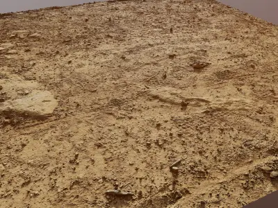 Grounddirtnrock01  3D model