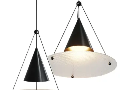 4 wall light 3 pendant light 3D Model Pack