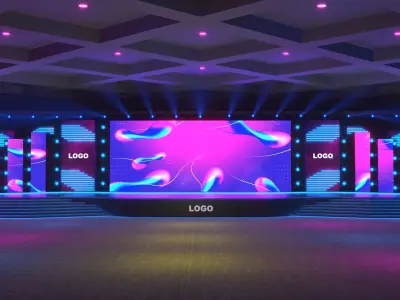 Virtual Stage 3D model