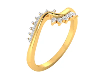 Women Ring Render 3dm STL MTL SLC JCD OBJ FBX Details 3D print model 87