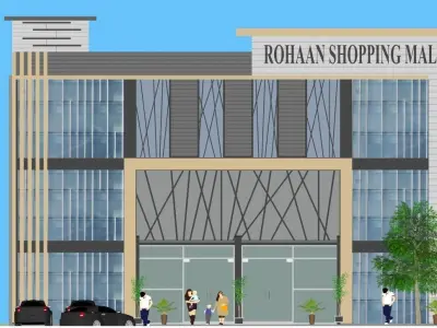 Small Shopping Mall 3D model