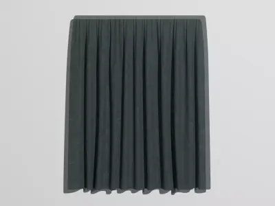 Realistic Curtain Low-poly 3D model