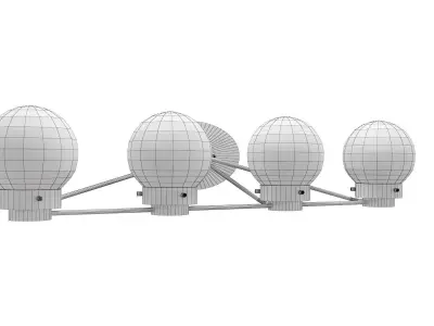 Spatial Bath Vanity Wall Light P300115 3D model