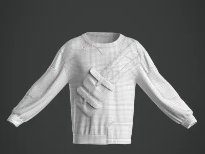 XP Hunter Low-poly 3D model