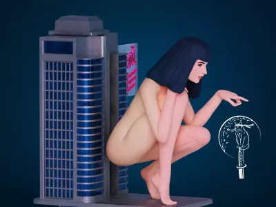 Joi From Blade Runner 2049 Ready For 3D Printing 3D print model