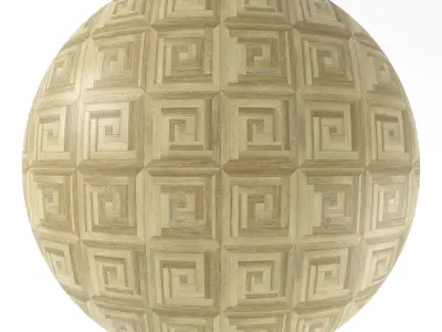 Parquet - Laminate - Wooden floor 4 in 1 3D model