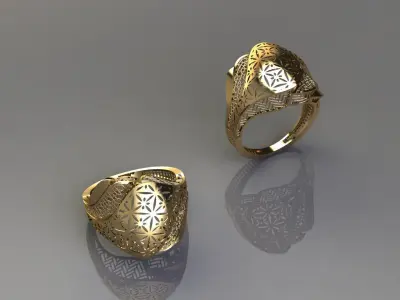 turtorial ring 3D print model