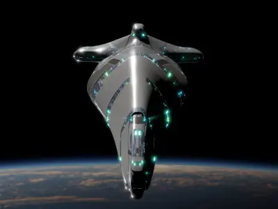 Space Cruiser 3D model