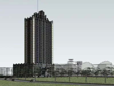 vacation spot-Resort-Fashion Leisure Hotel-0186 3D model