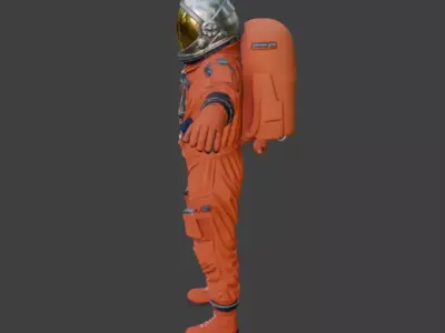 Astronaut Spacesuit Cinematic Detail 4K PBR Textures 3D model
