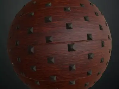 Scratched Antique Dark Wood PBR Seamless Texture purchase