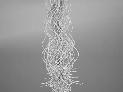 Spaghetti Lamp HD 3D model